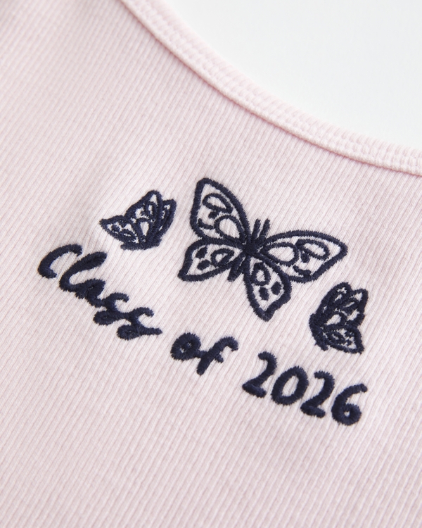 Class of 2026 Graphic Rib Cami, Light Lilac view 2
