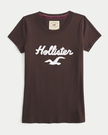 Women's Holiday Vault Release Logo Graphic Tee | Women's Tops | HollisterCo.com