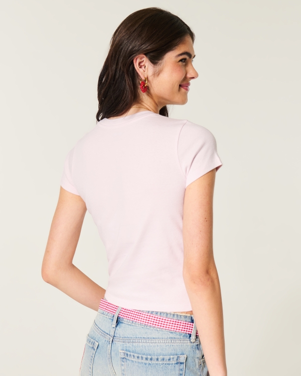 It's Not Me, It's You Graphic Baby Tee, Light Pink view 2