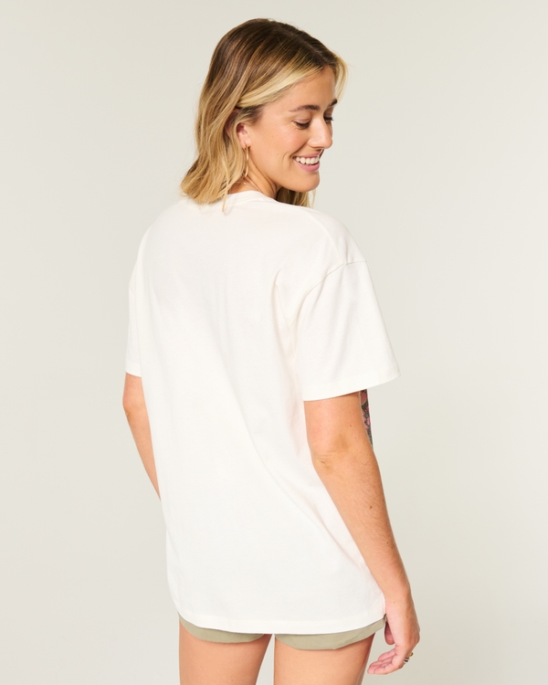 Women's Oversized Surf Girl Logo Graphic Tee | Women's Clearance