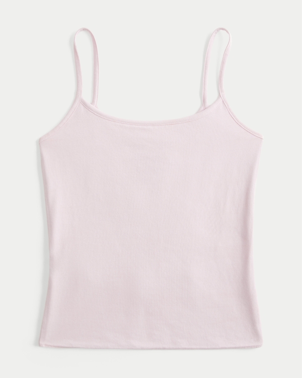 Hollister Callie Reversible Floral Graphic Cami, Light Pink view 2