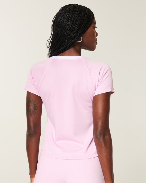 Hollister + Kappa Soccer Tee, Pink view 2