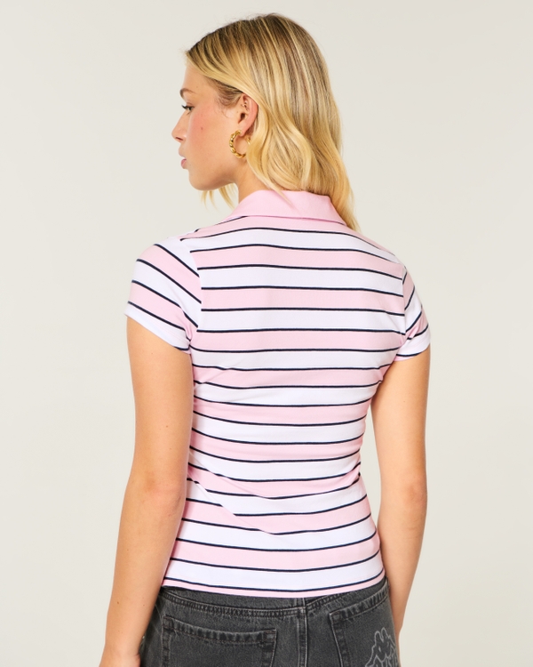 Hollister + Kappa Polo, Pink Stripe view 2