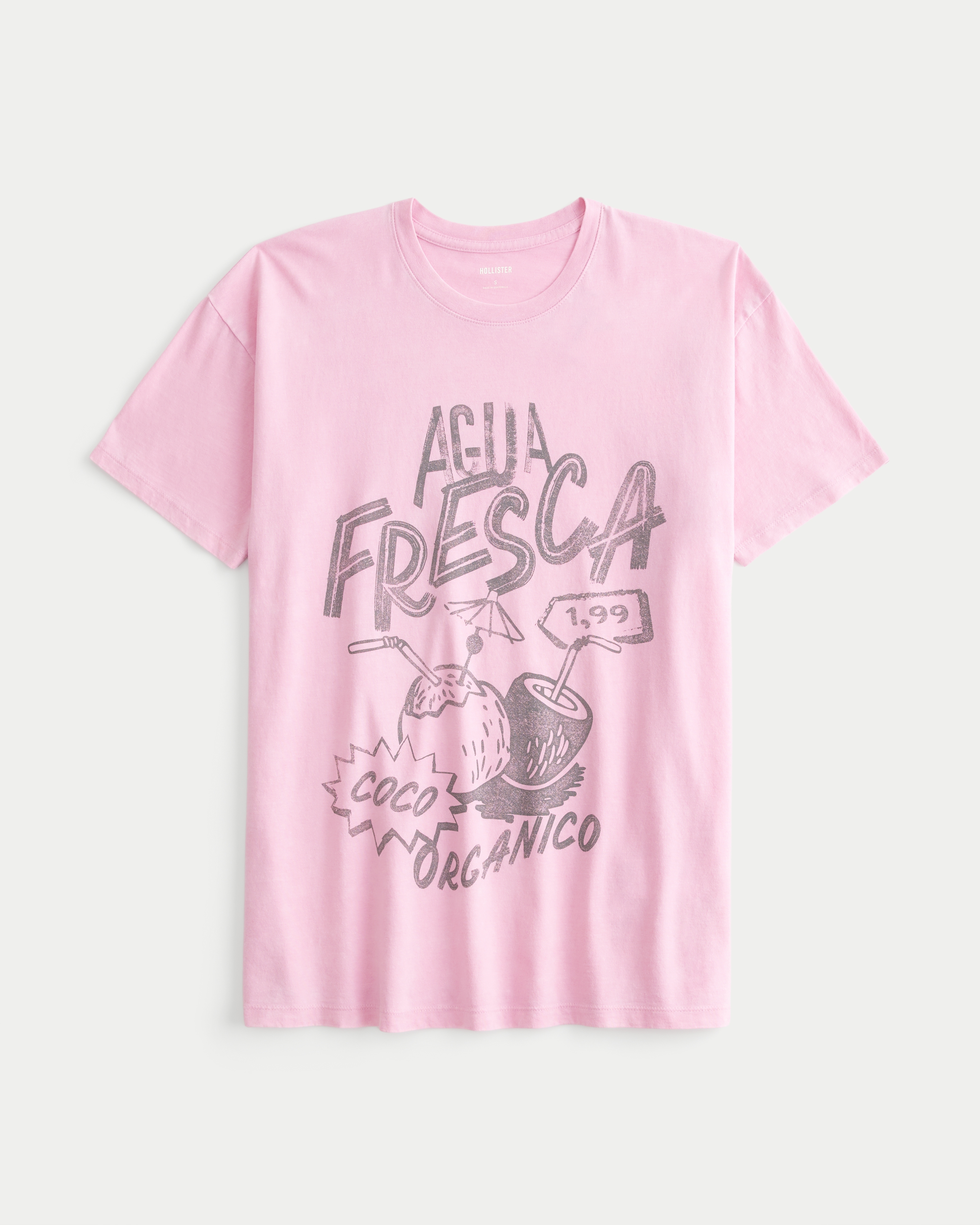 Oversized Agua Fresca Graphic Tee
