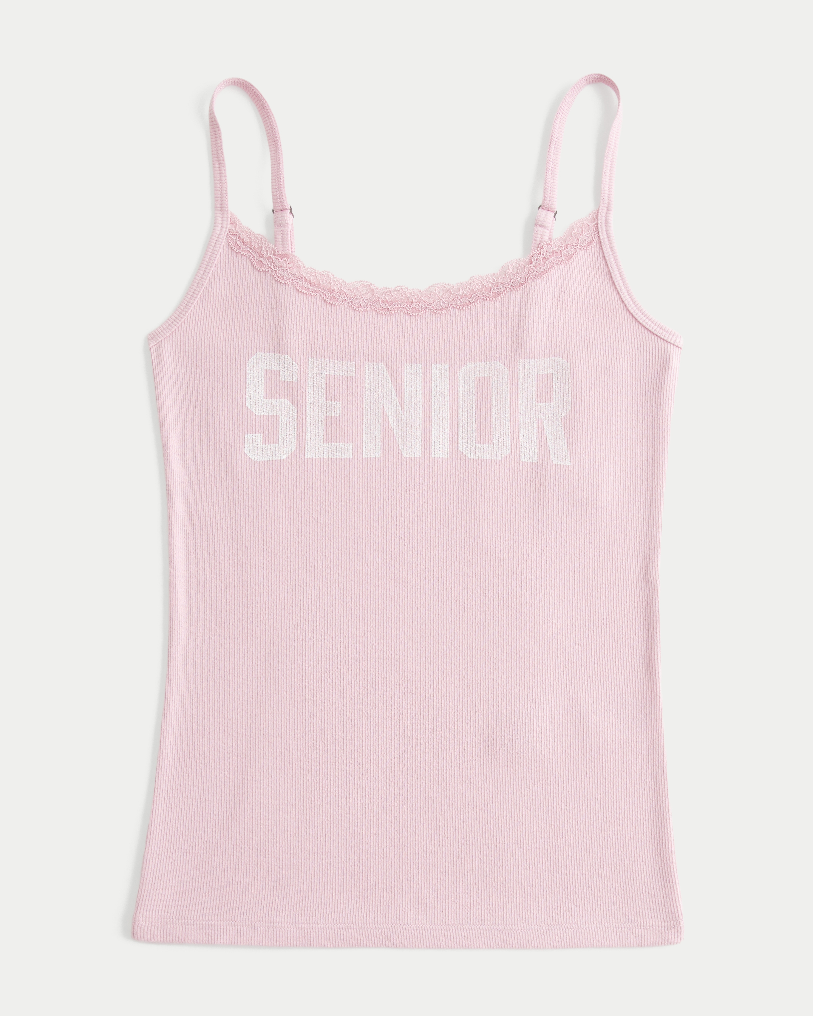 Lace Trim Senior Graphic Cami