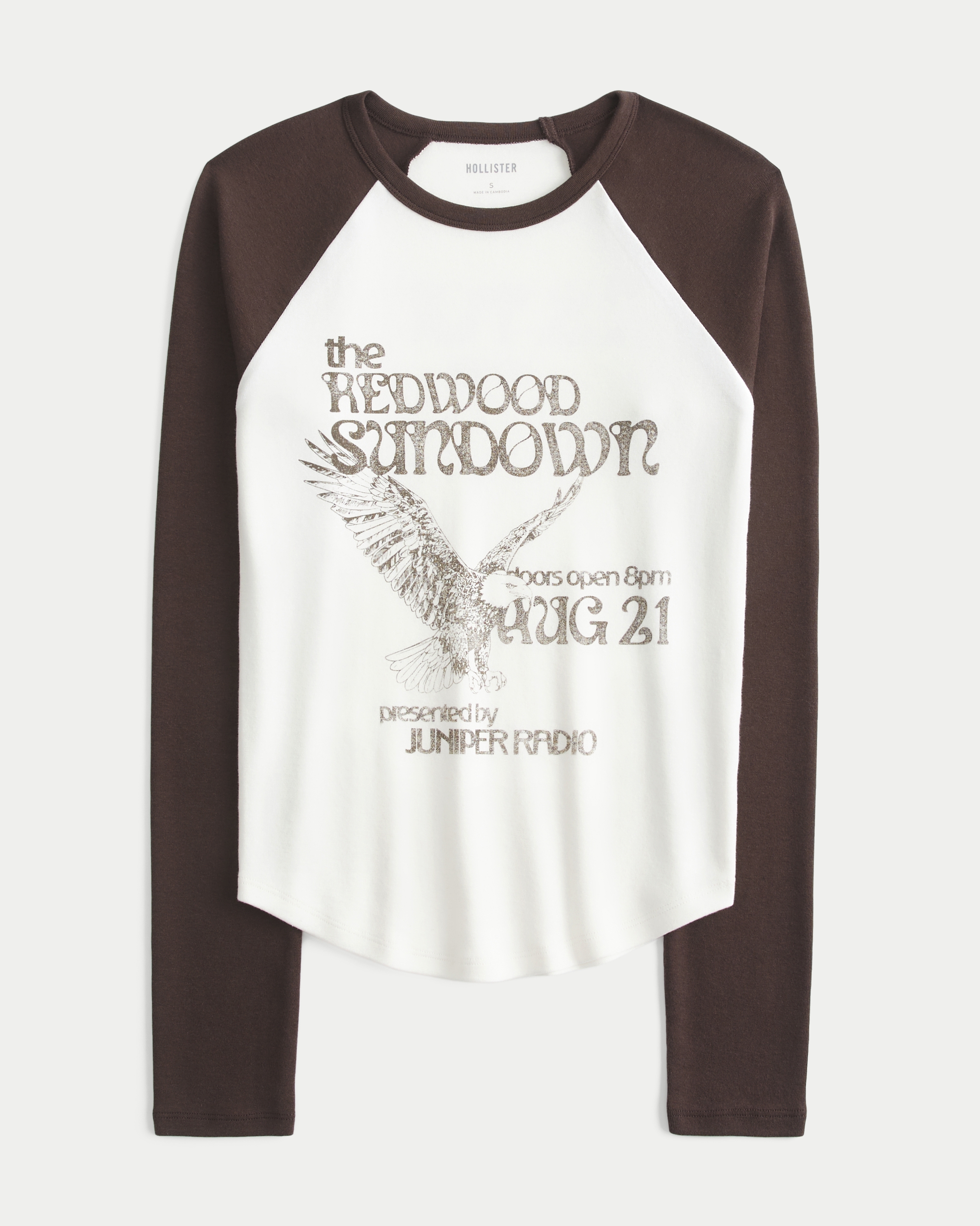 Long-Sleeve Raglan Graphic Tee