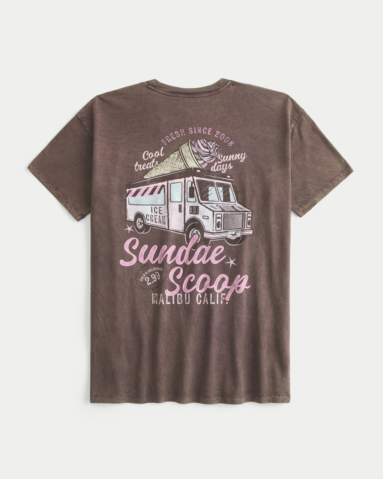 Women's Oversized Sundae Scoop Graphic Tee | Women's Tops