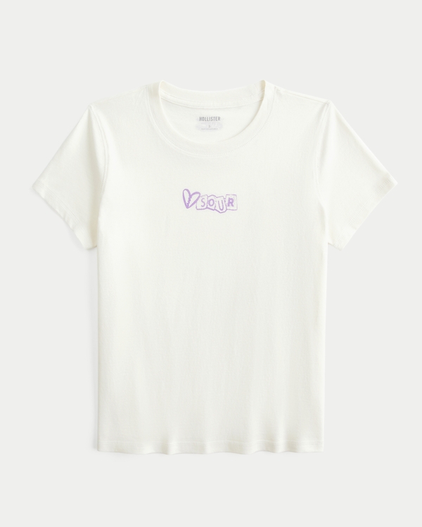 Women's Olivia Rodrigo Sour Graphic Baby Tee | Women's Current