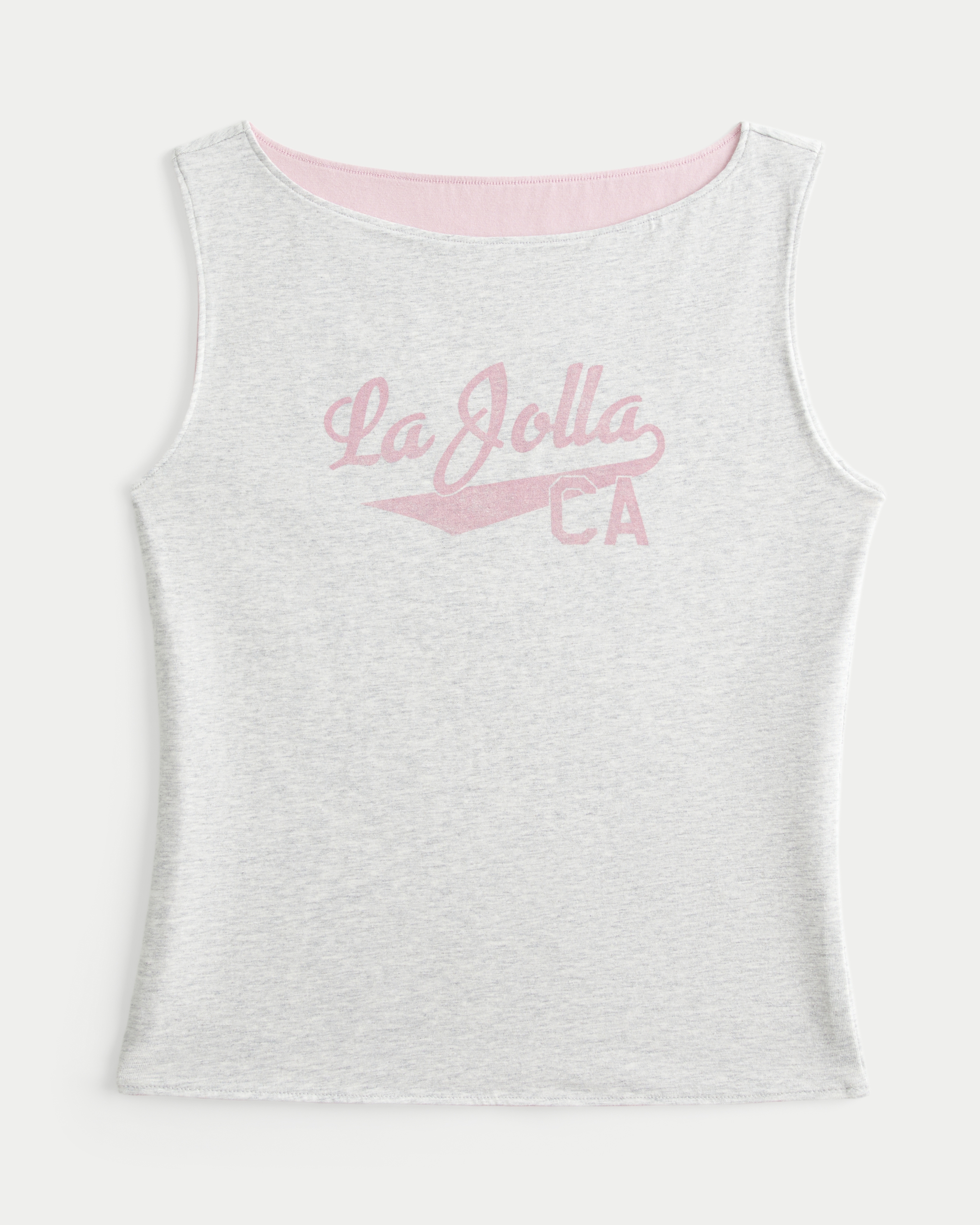 La Jolla Graphic Slash-Neck Tank