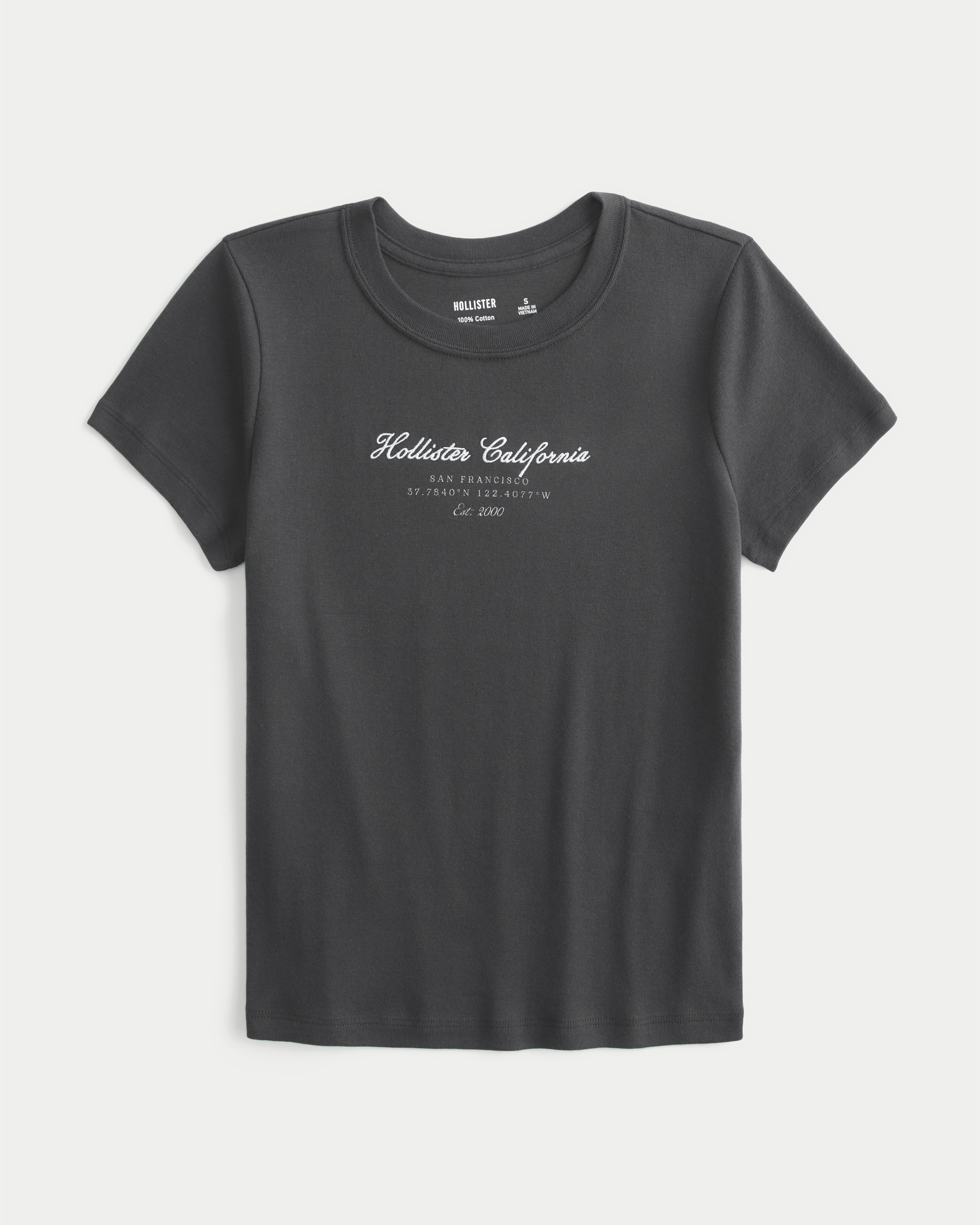 Cotton Logo Graphic Baby Tee