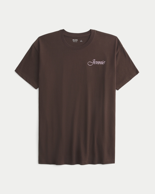 Women's Oversized Jennie Graphic Tee | Women's Tops | HollisterCo.com
