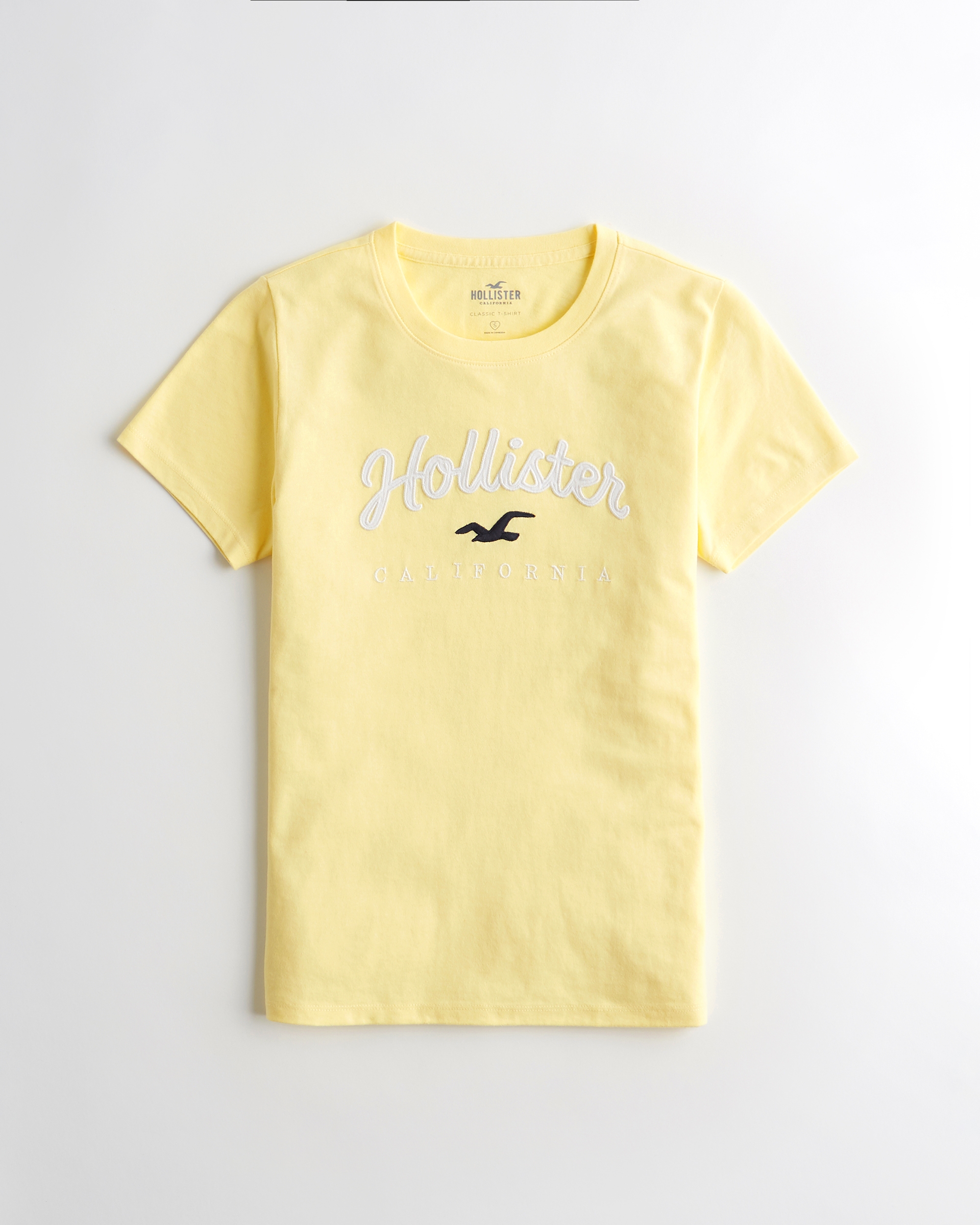 hollister yellow shirt