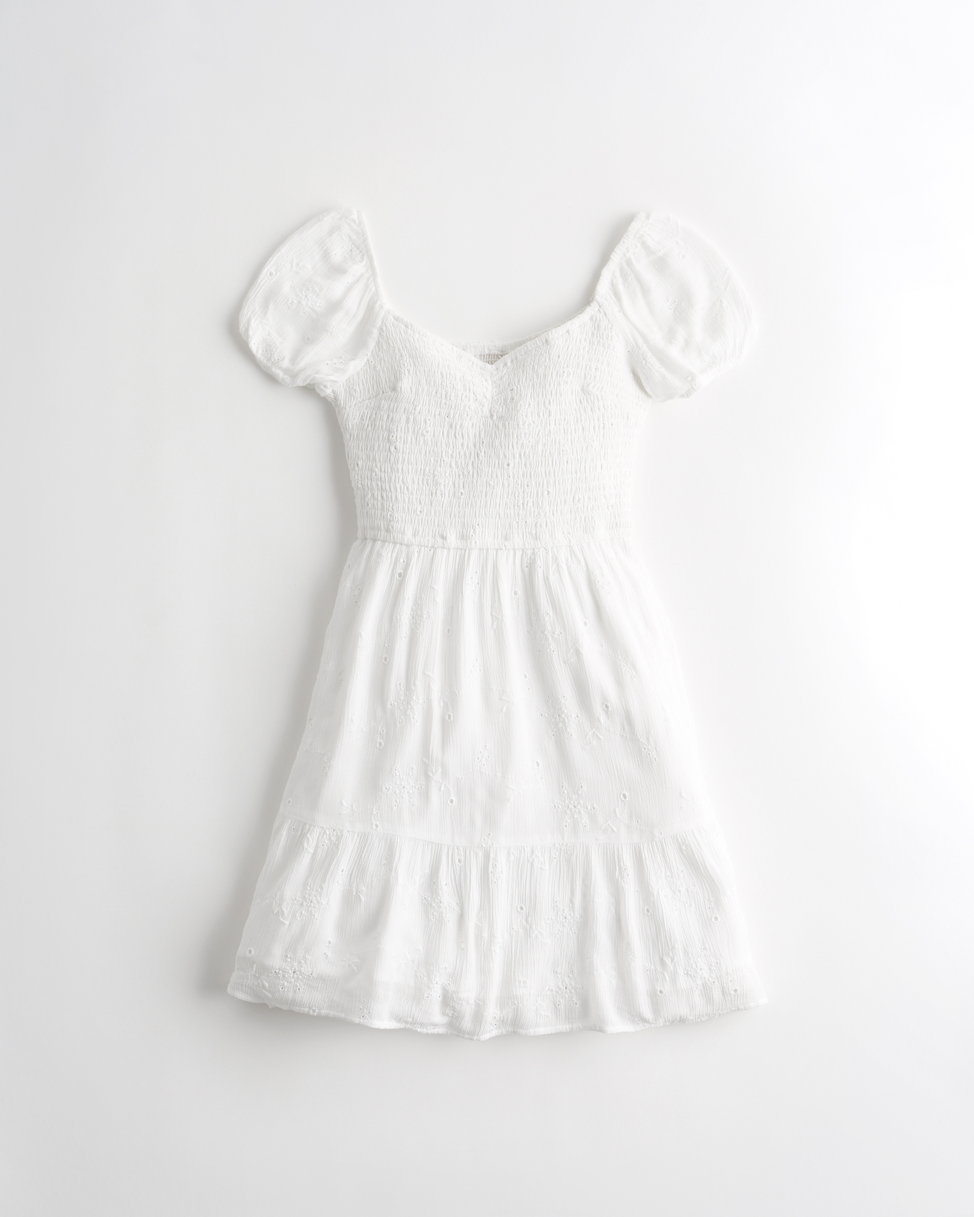 hollister white lace dress