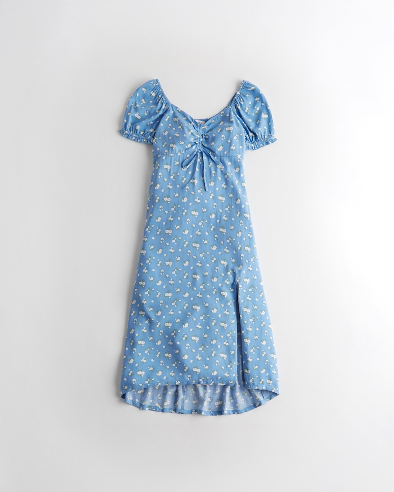 Madchen Midikleid Mit Sweetheart Ausschnitt Kleider Und Einteiler Hollisterco Com 