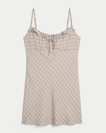 hollister ruffle dress