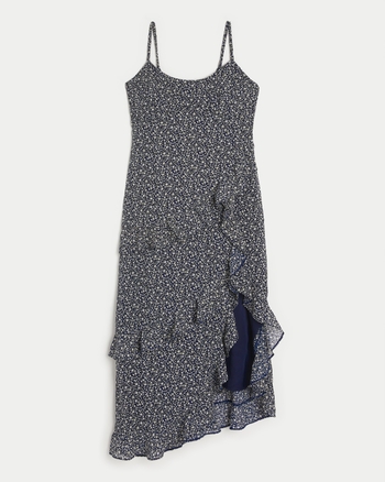 hollister ruffle dress