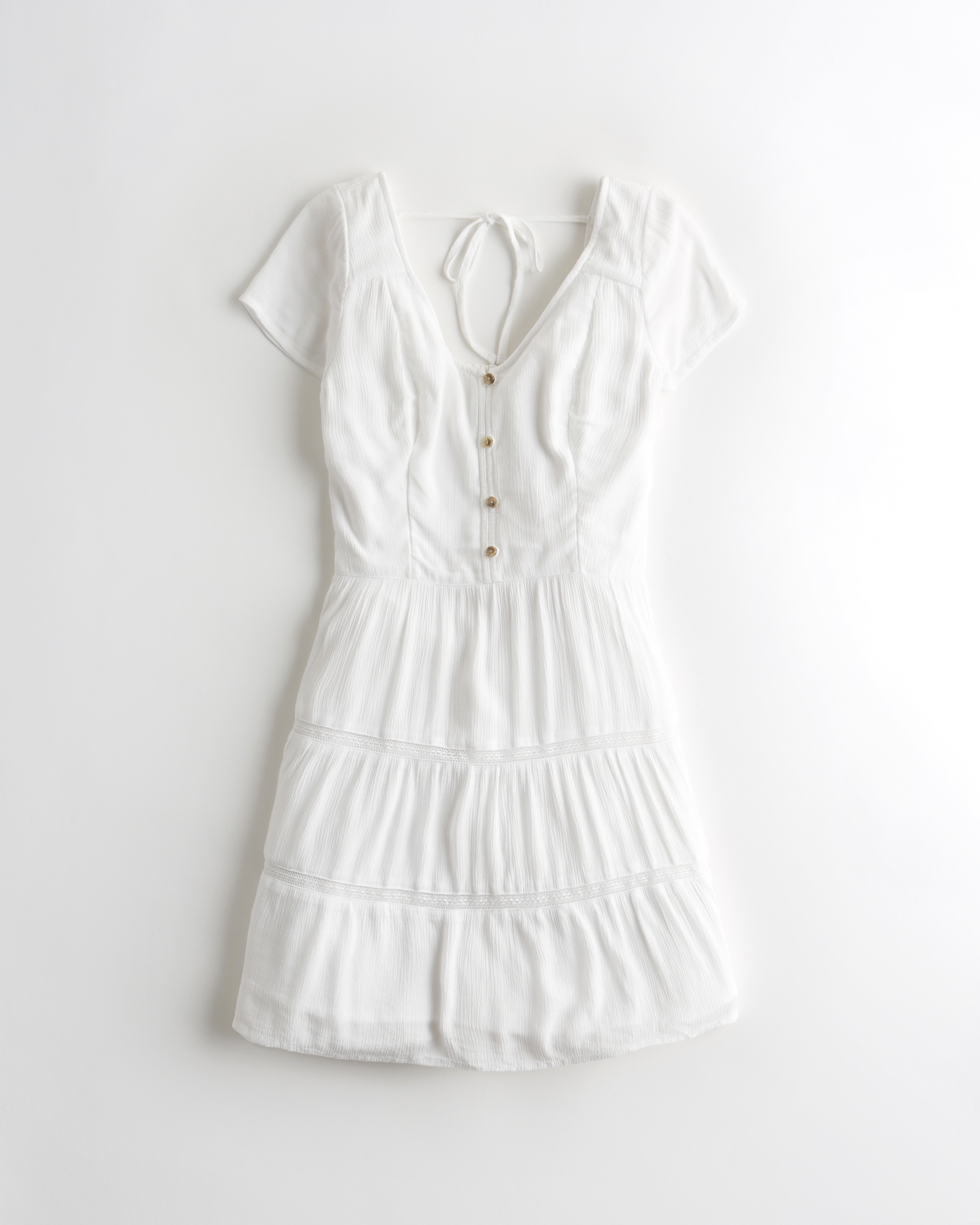 hollister button front dress