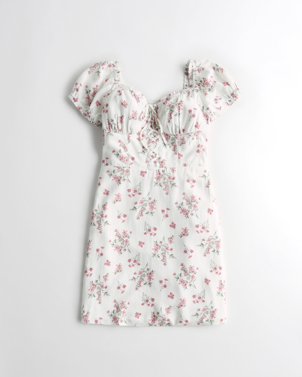 Girls Corset-Seamed Woven Mini Dress | Girls Dresses & Rompers | HollisterCo.com