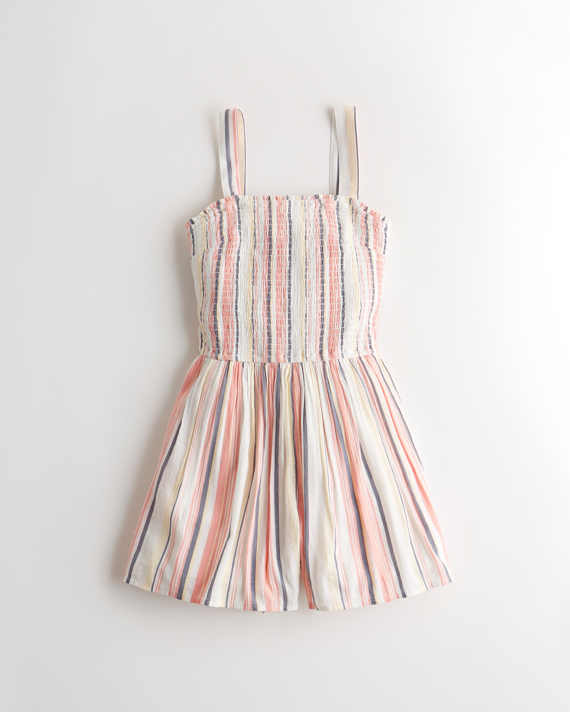 hollister smocked romper