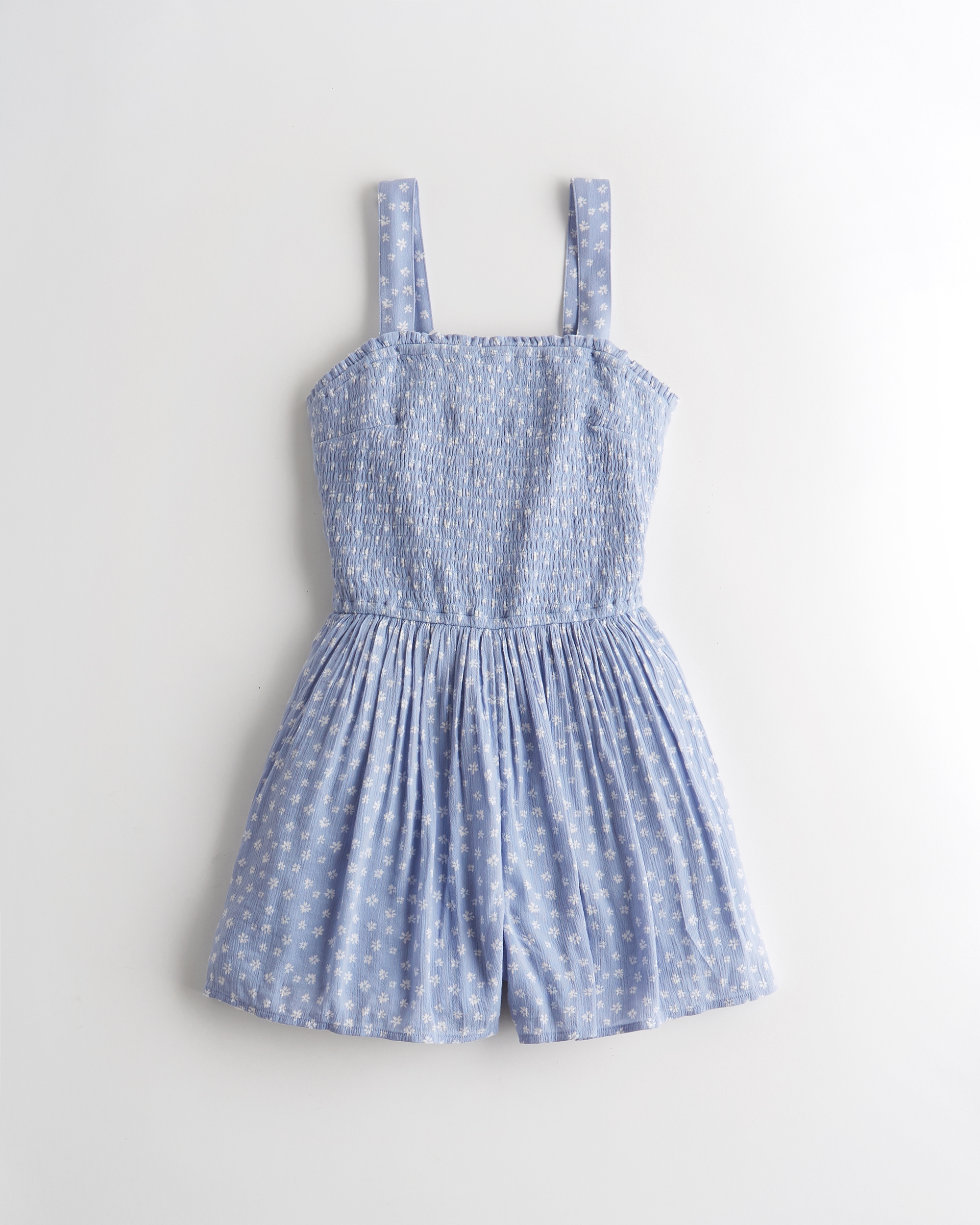 hollister blue romper