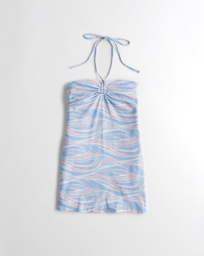 Women's Knit Halter Mini Dress Women's Dresses & Rompers