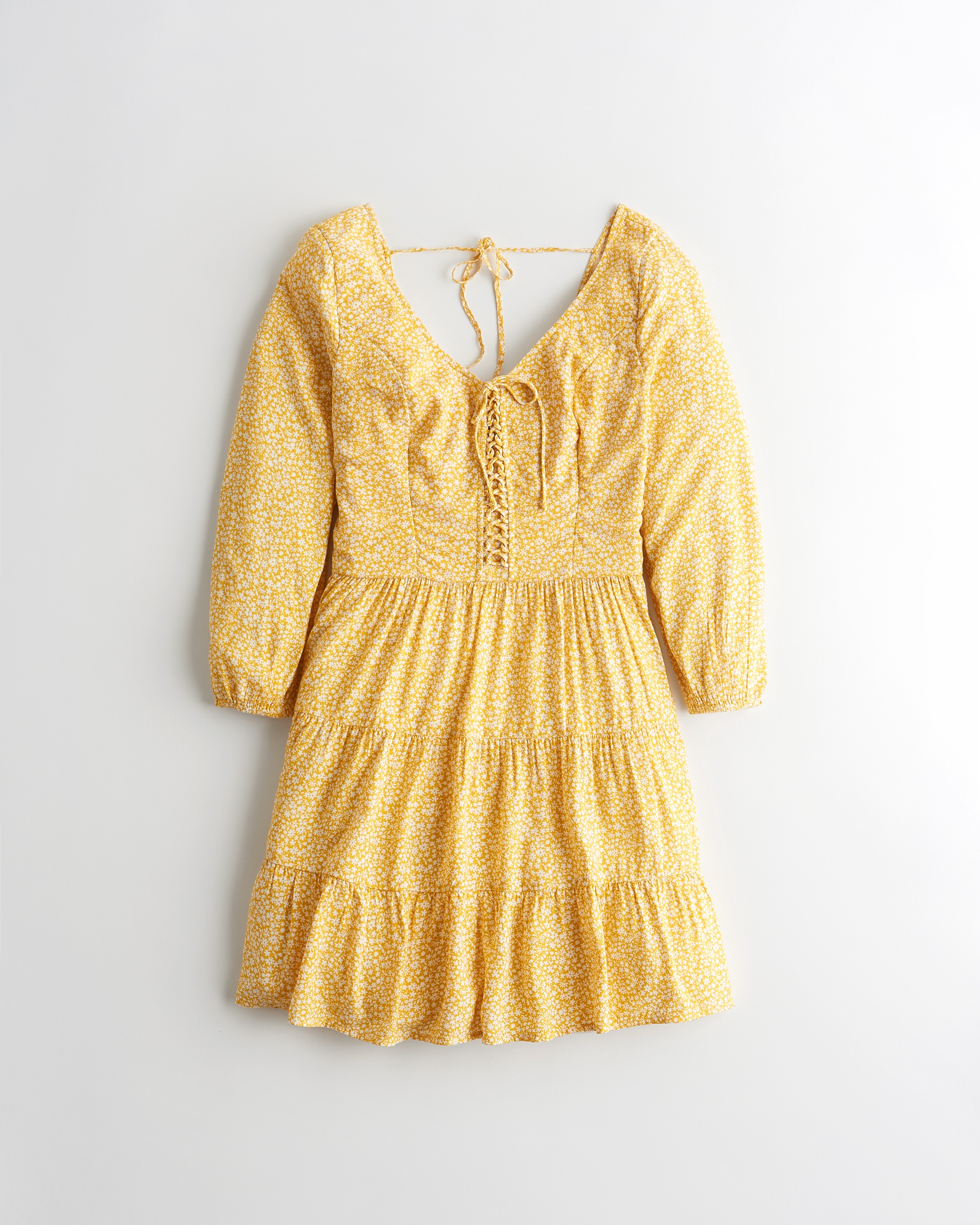 hollister yellow dress