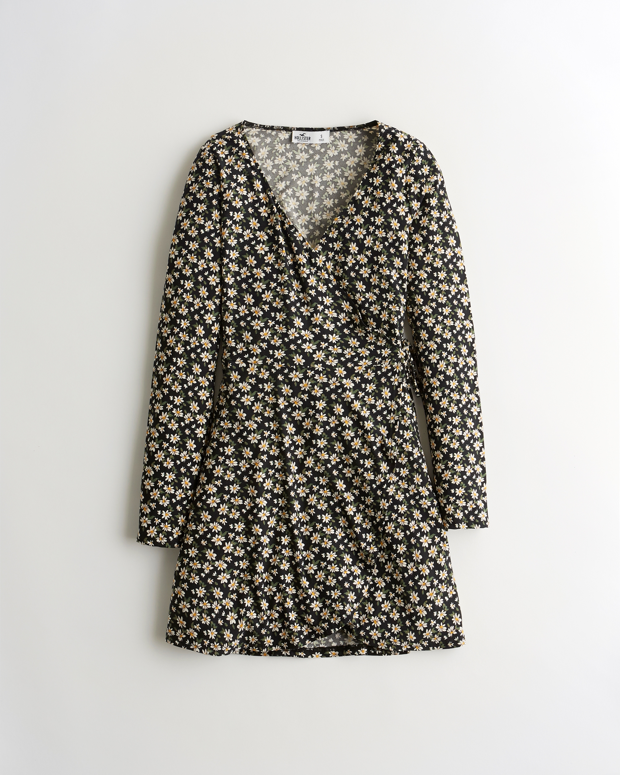 hollister leopard dress