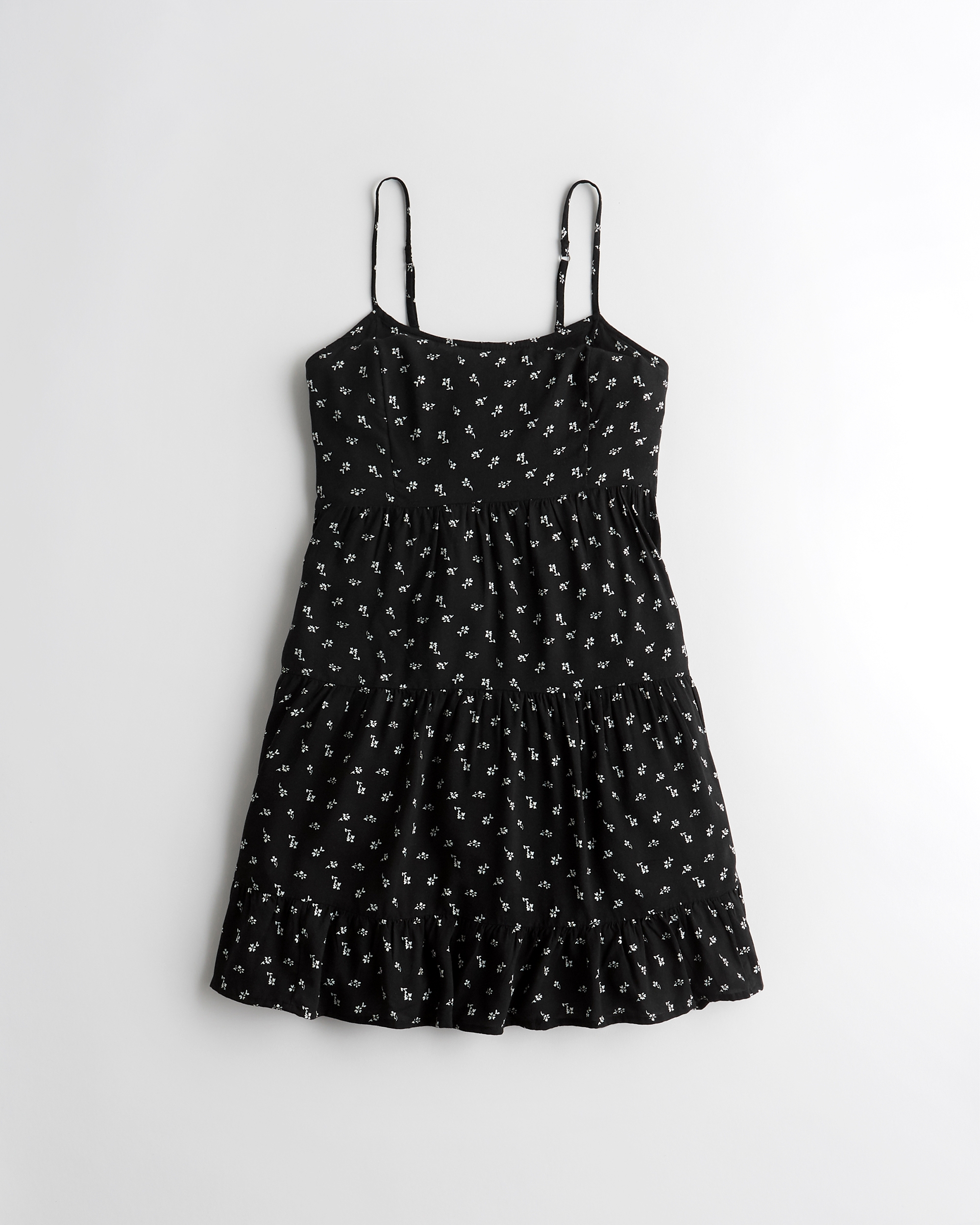 hollister white floral dress