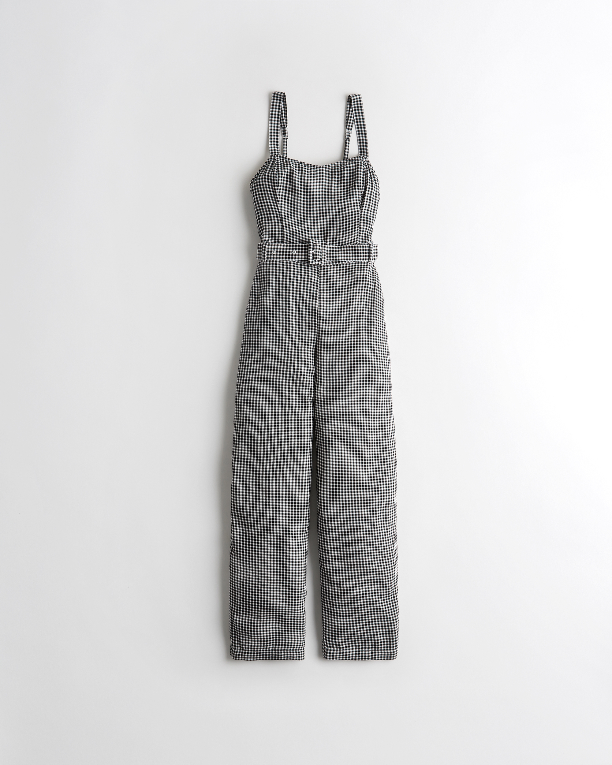 hollister black overalls