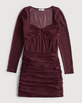 Women's LongSleeve Mesh Corset Dress Women's 25 Off Select Styles