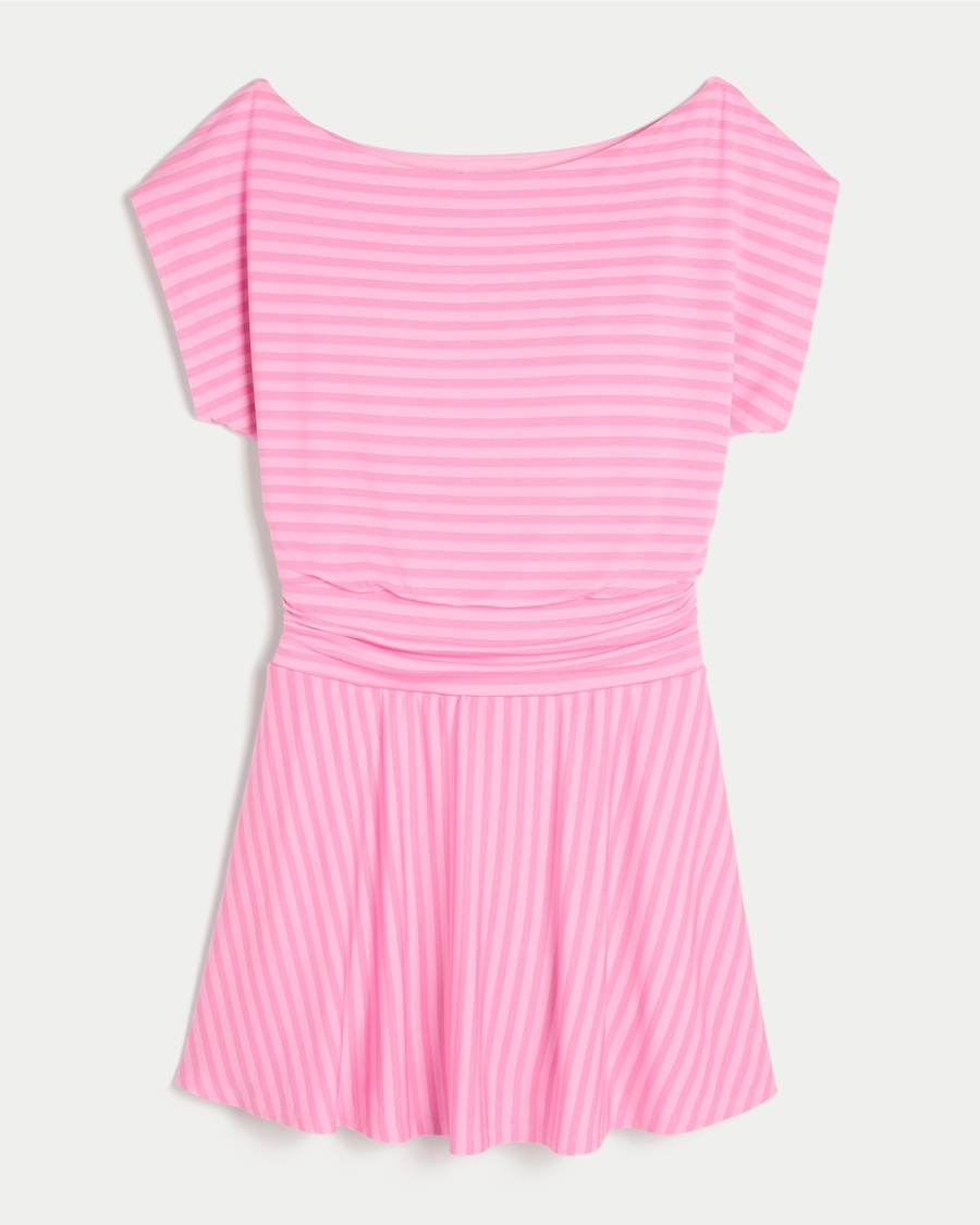 Off The Shoulder Knit Mini Dress