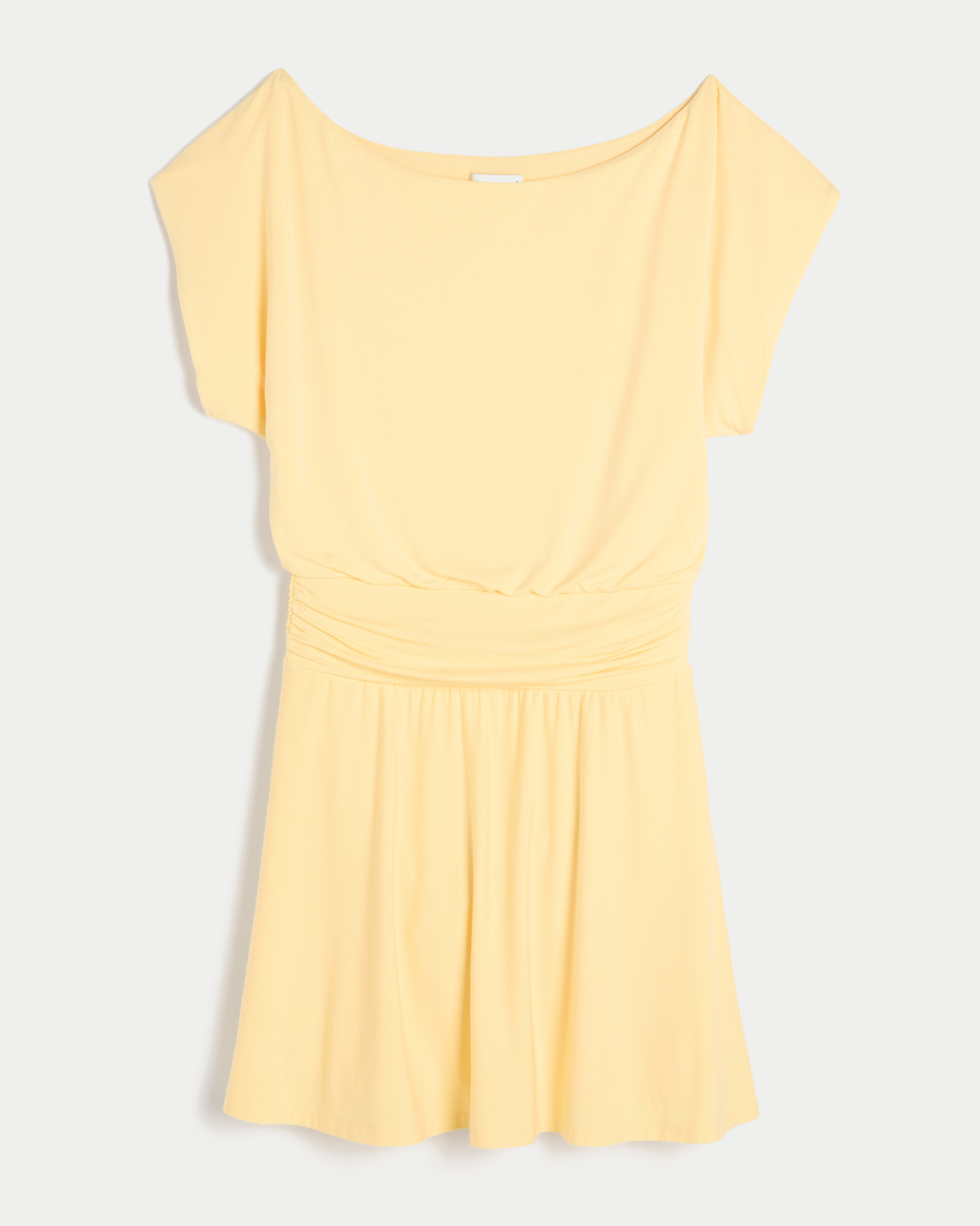 Off-the-Shoulder Knit Mini Dress