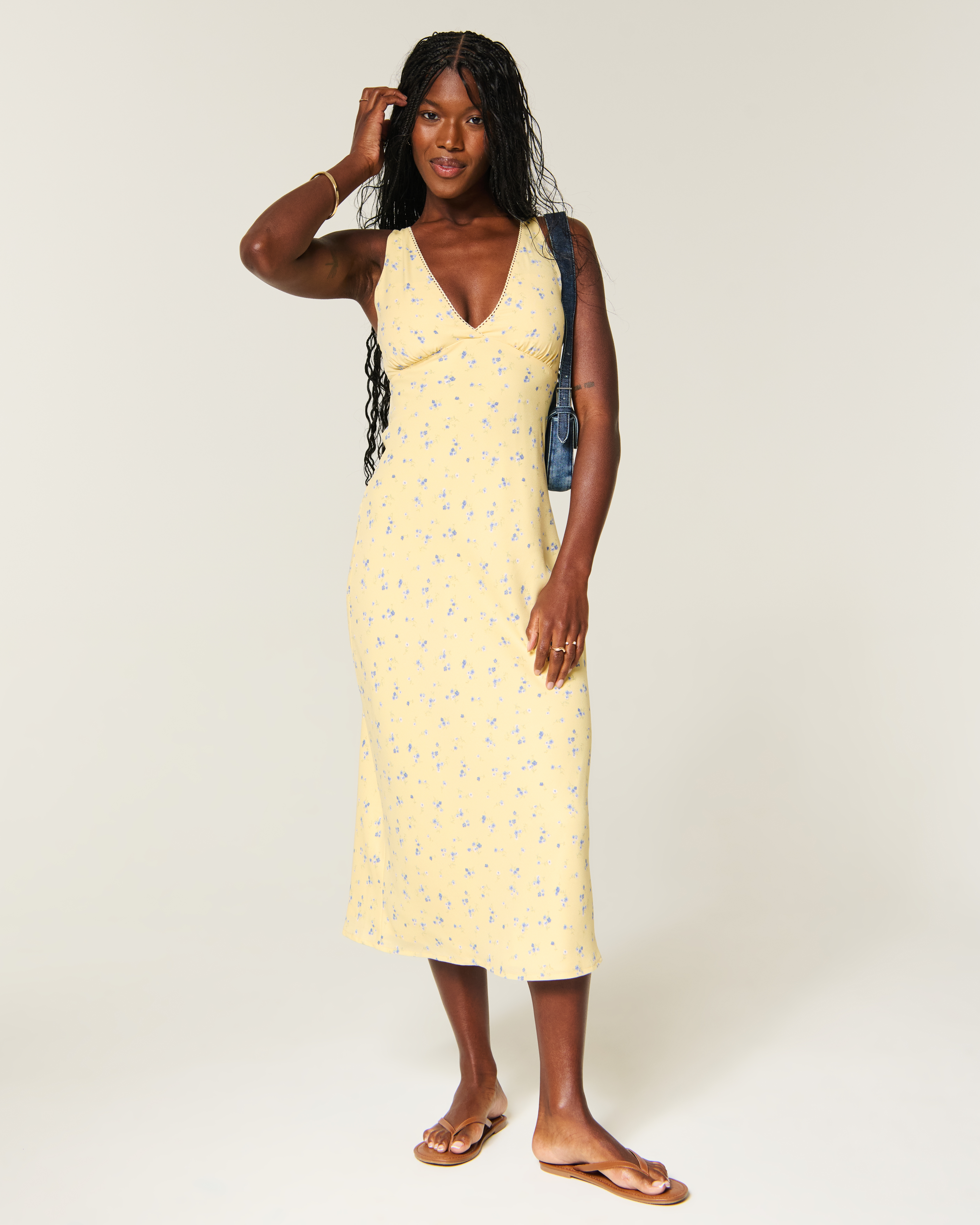 Crepe Maxi Dress