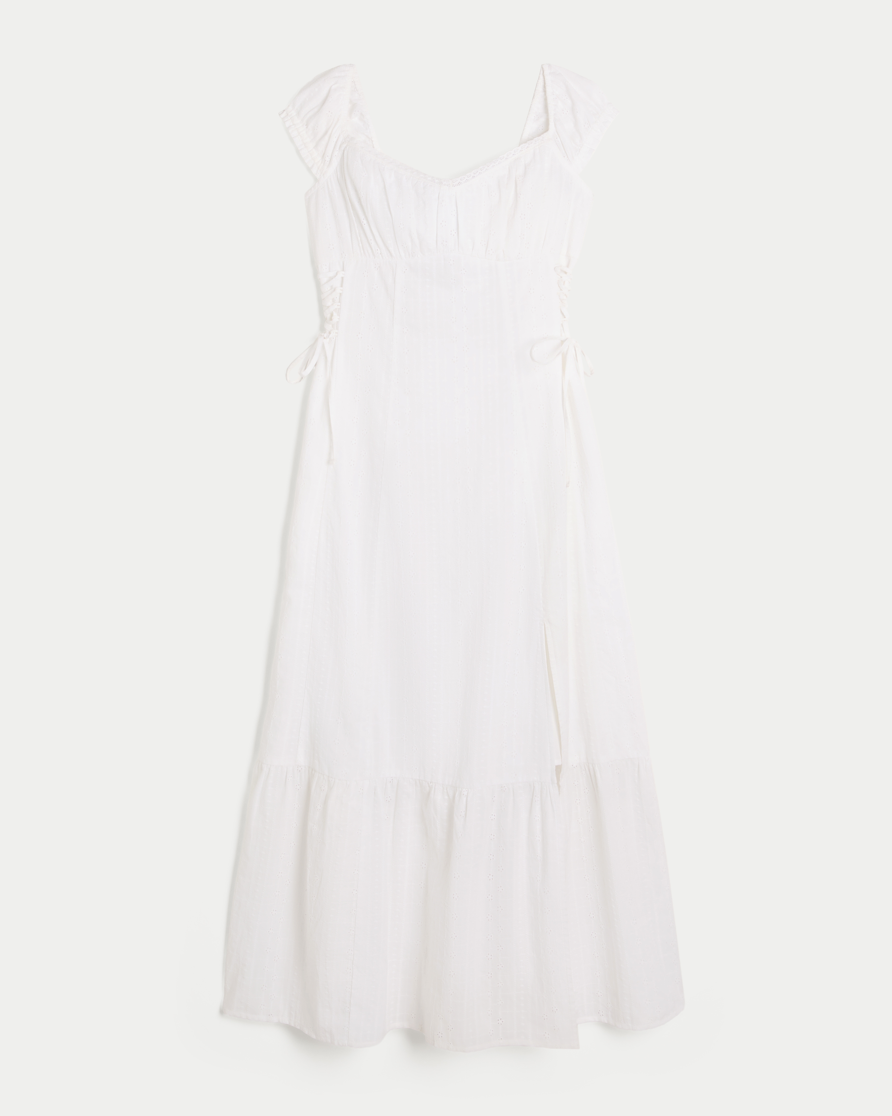 Lace-Up Maxi Dress