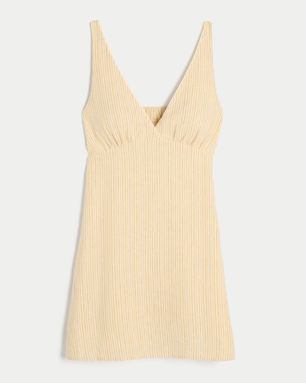 hollister a line dress Hollister Women's Striped A-Line Button Dress Purple Black White S  Sleeveless