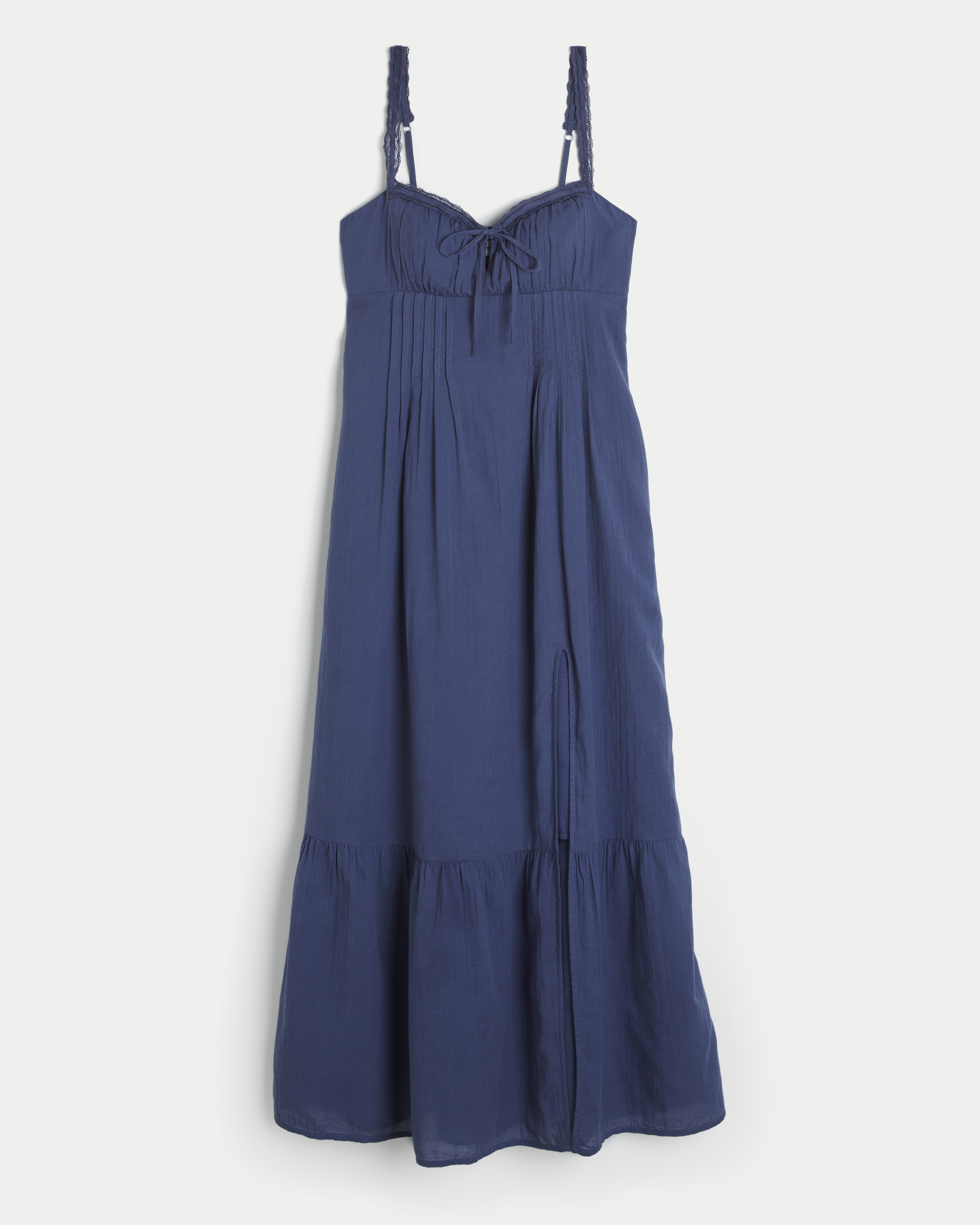 Pintuck Maxi Dress