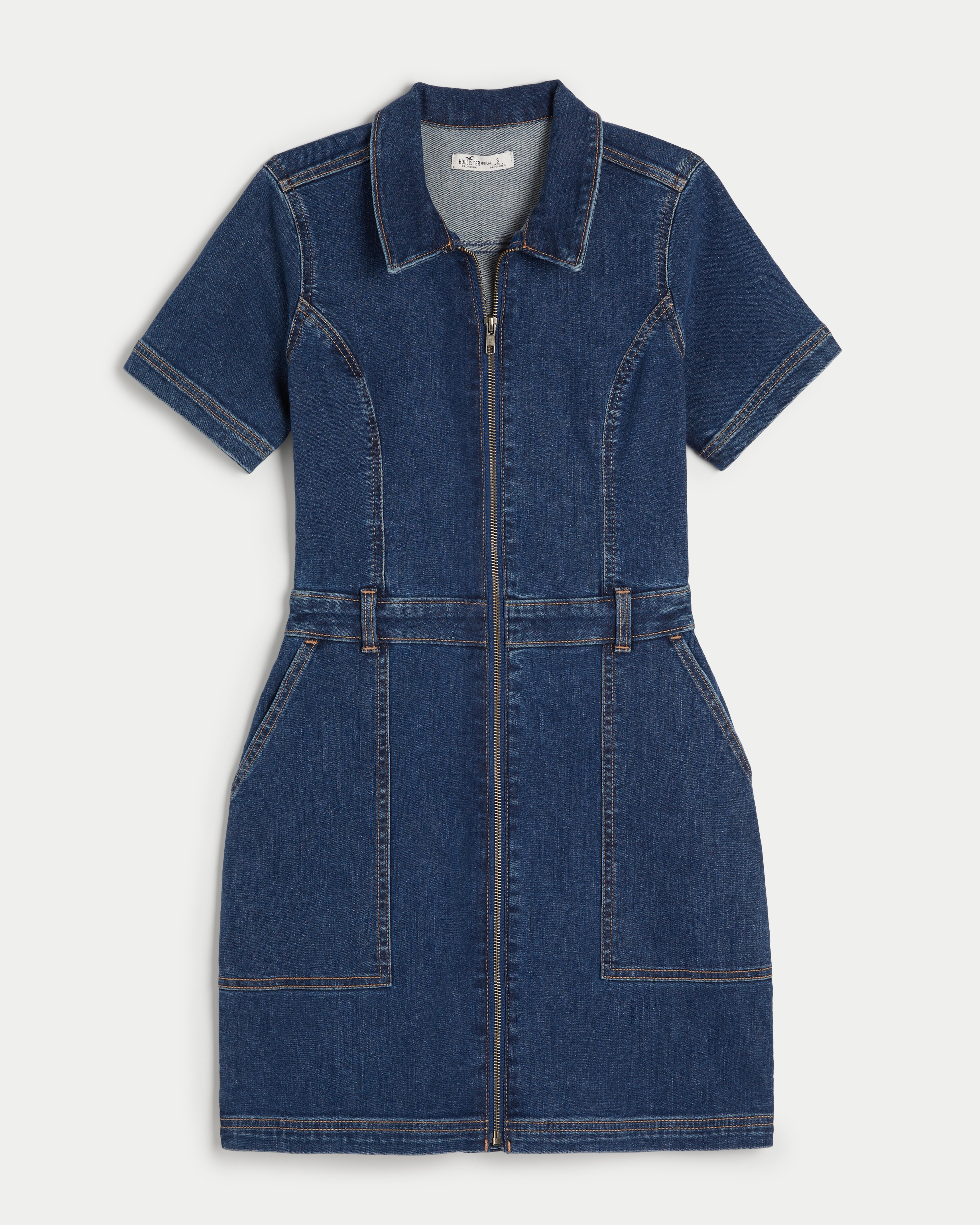 Hollister denim cheap dress