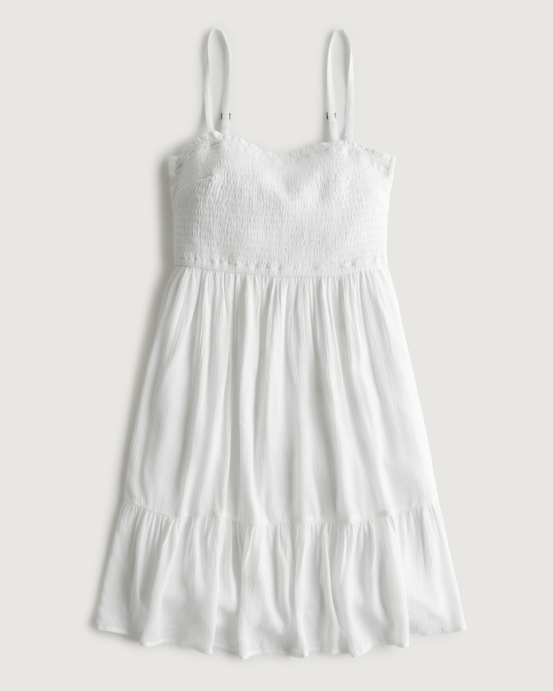 Women's Smocked Bodice Mini Dress | Women's Clearance | HollisterCo.com