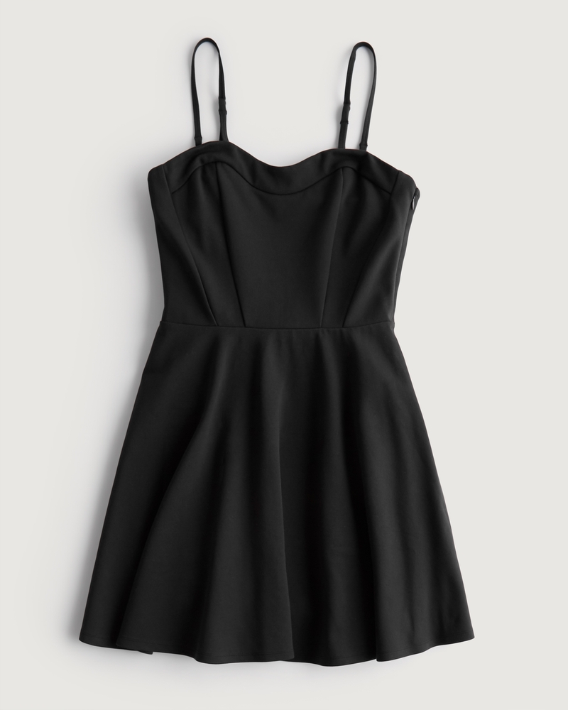 Spaghetti strap hot sale skater dress