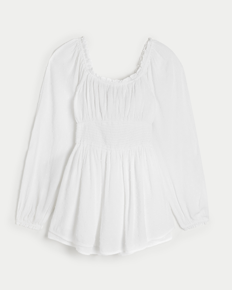 Women's Hollister Saidie LongSleeve Romper Women's Dresses & Rompers