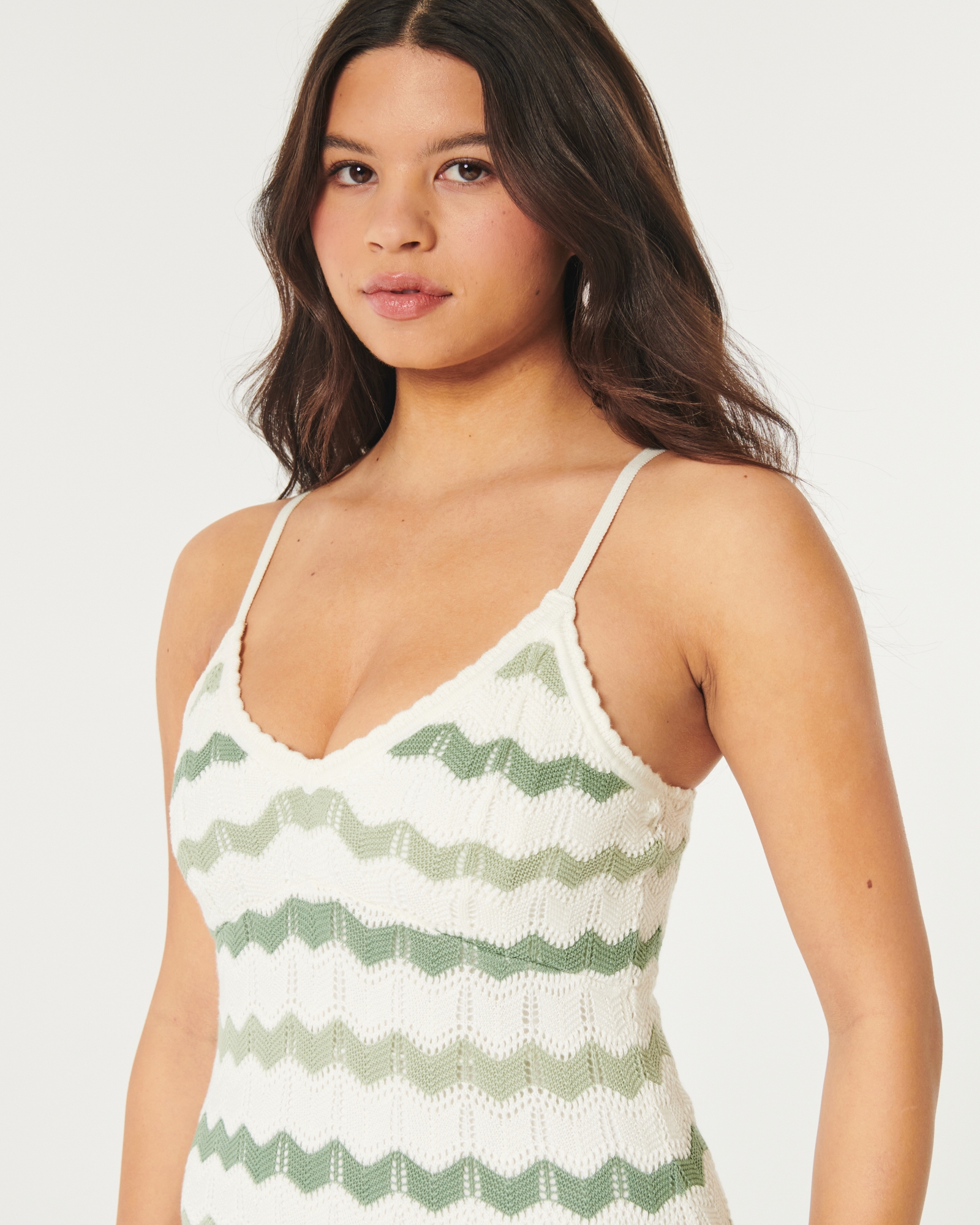 Women's Crochet-Style Midi Dress | Women's Clearance | HollisterCo.com