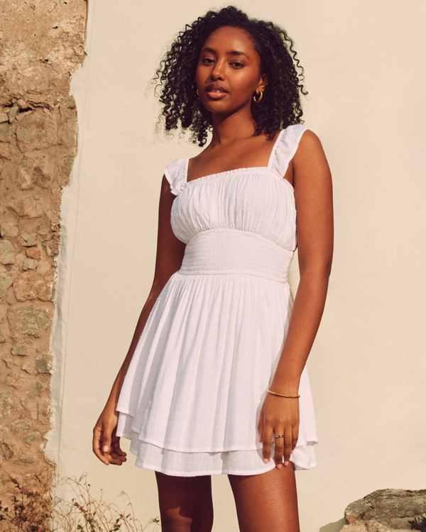 Mini white 2024 summer dress