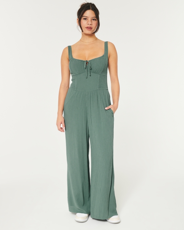 Hollister yellow clearance jumpsuit