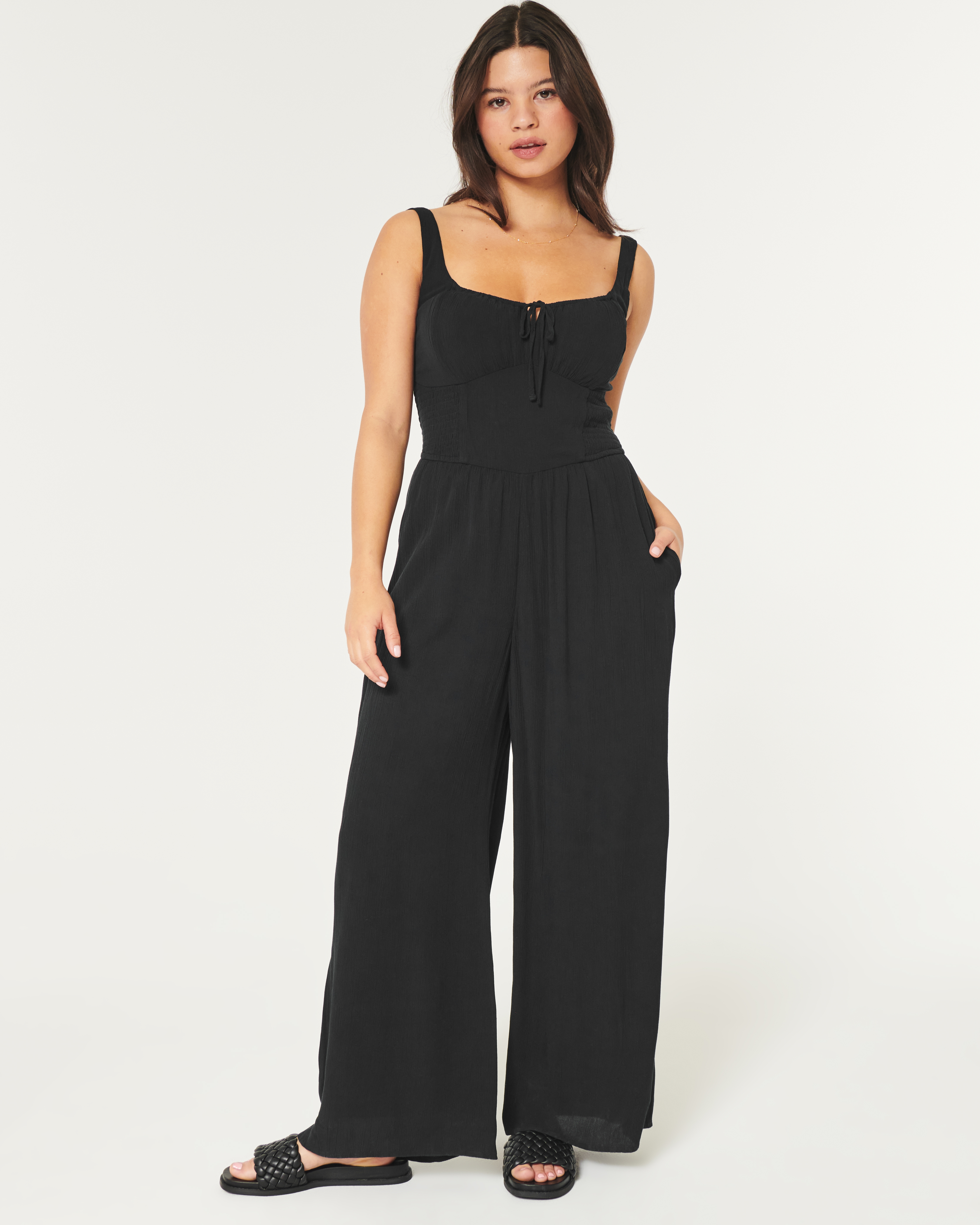 Hollister 2025 black jumpsuit