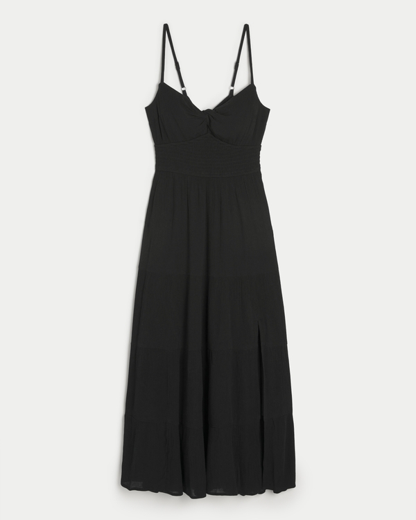 Hollister Co. PRETTY CORSET DRESS - Cocktail dress / Party dress - black  lace/grey - Zalando.de