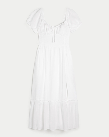 Spring Rotation Hollister Sofia Side-Smocked Midi Dress | Spring ...
