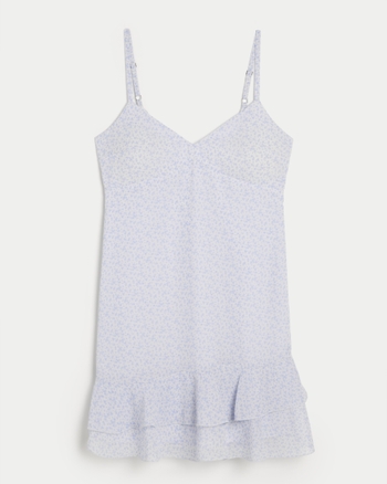 hollister ruffle dress