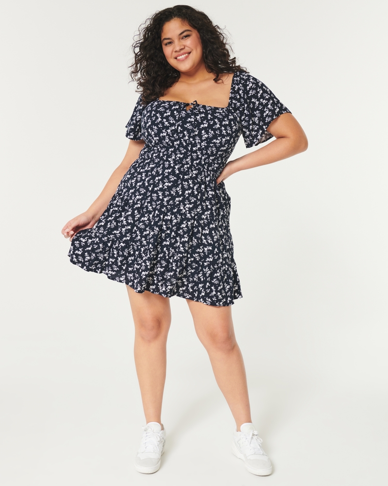open back channeled skort dress Hollister Open Back Channeled Skort Dress at Foxvalley Mall in Aurora, IL