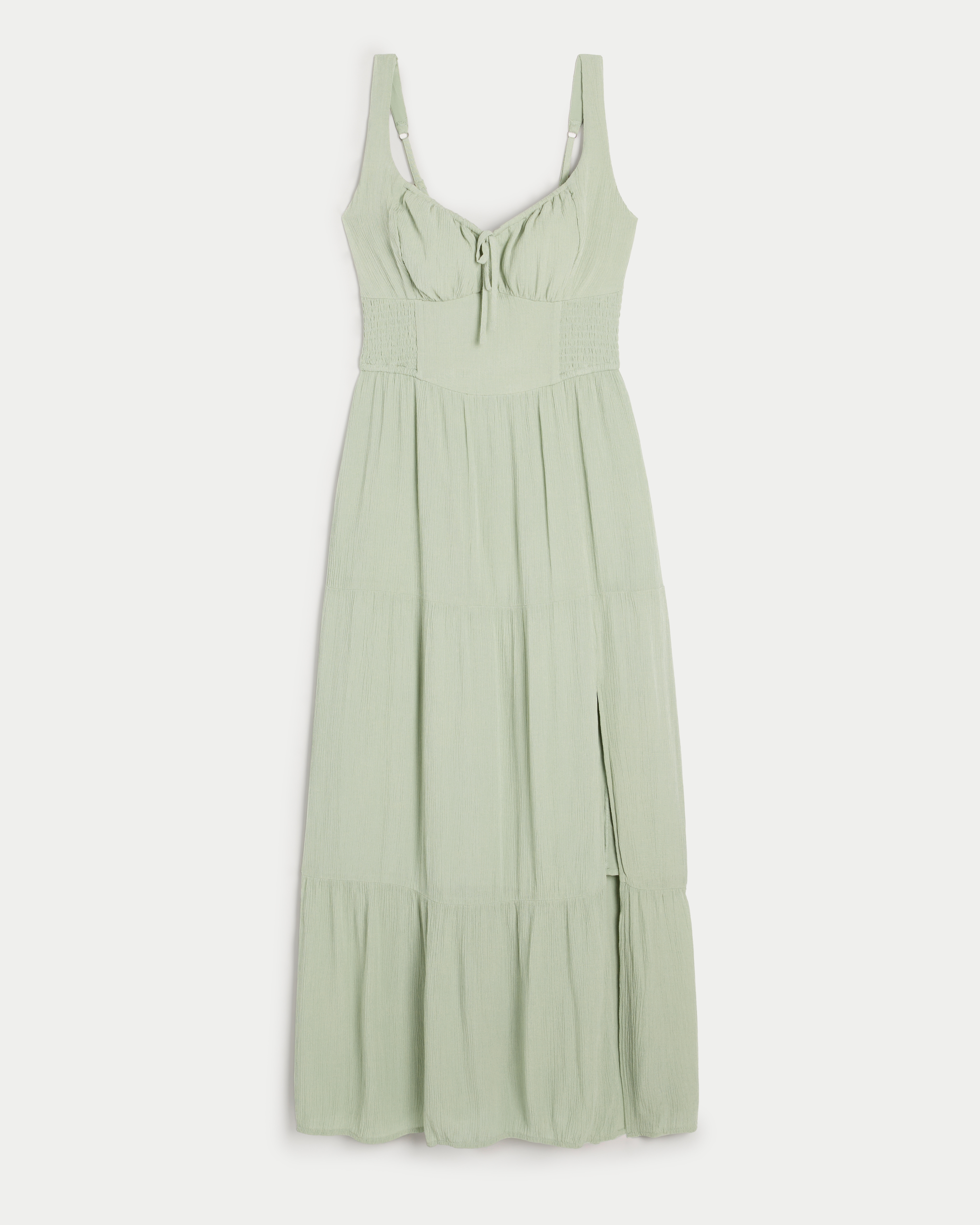 Hollister Sofia Side-Smocked Maxi Dress