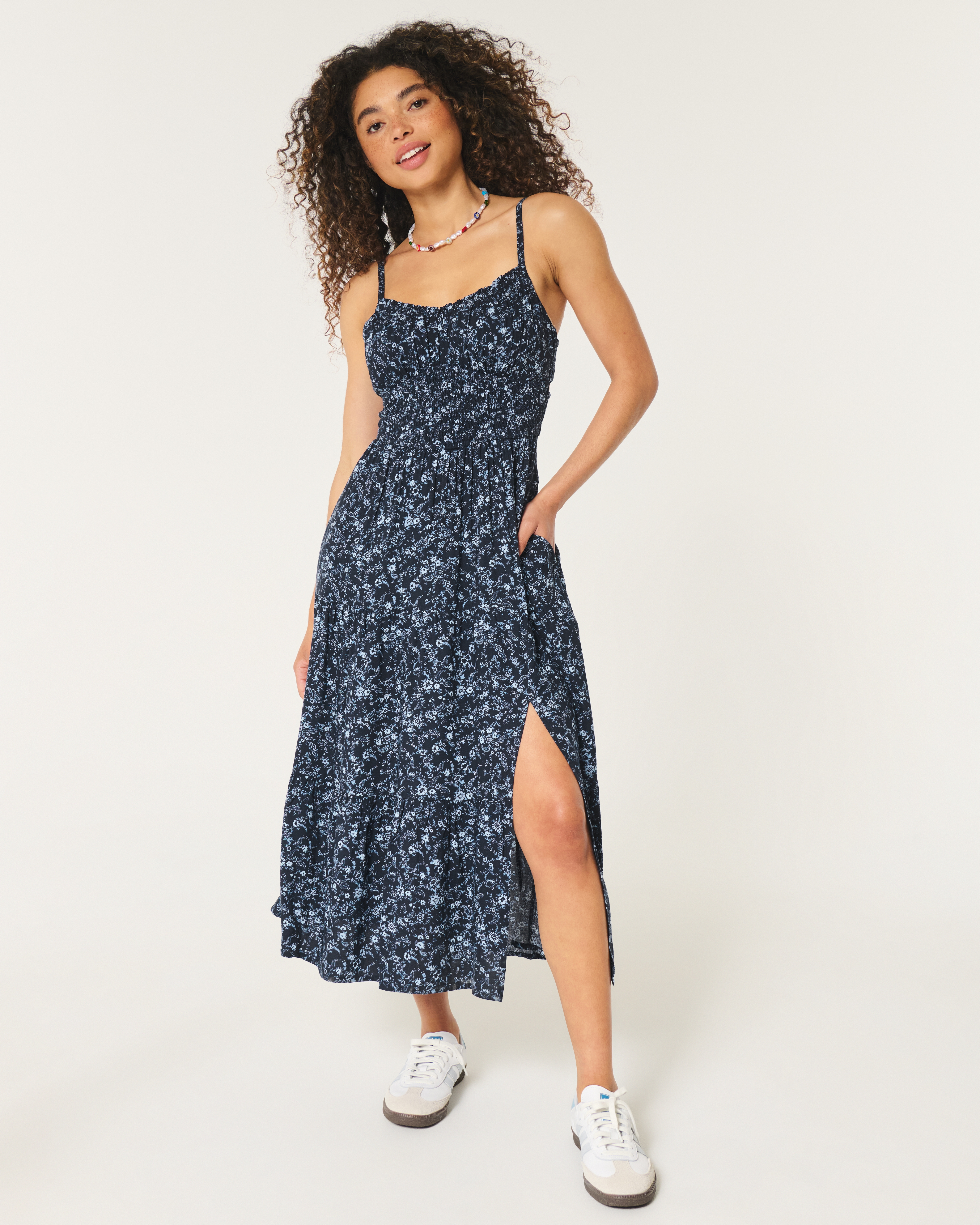 Hollister midi dress online